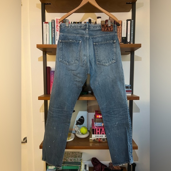 Kapital Distressed and Embroidered Jeans - Picture 2 of 8